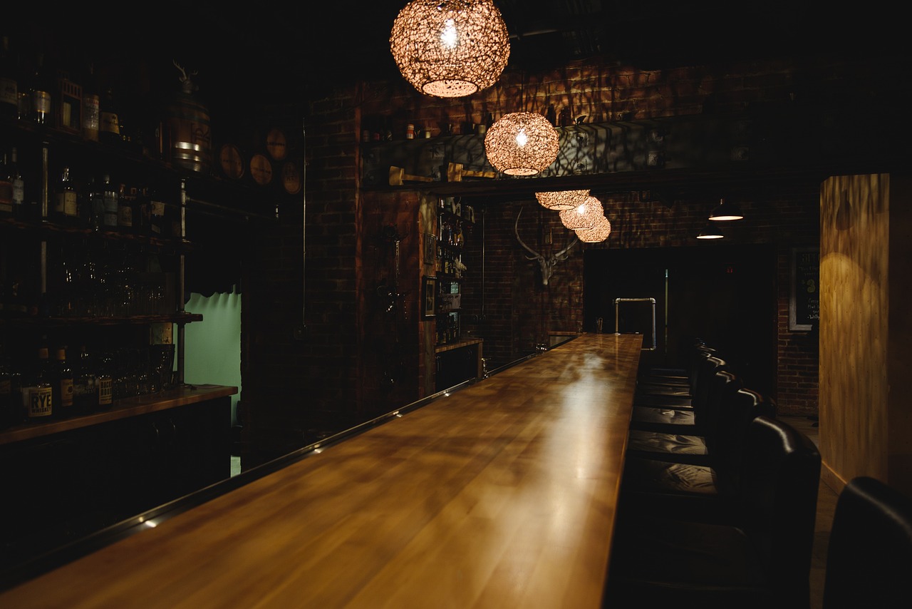 donkere bar